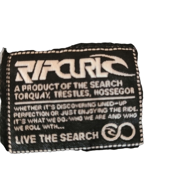 Ripcurl live the search black gray striped business casual men's chino shorts - Picture 6 of 11